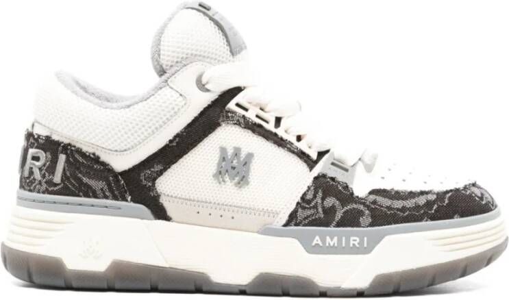 Amiri Mesh Panel Sneakers Zwart Wit Multicolor Heren