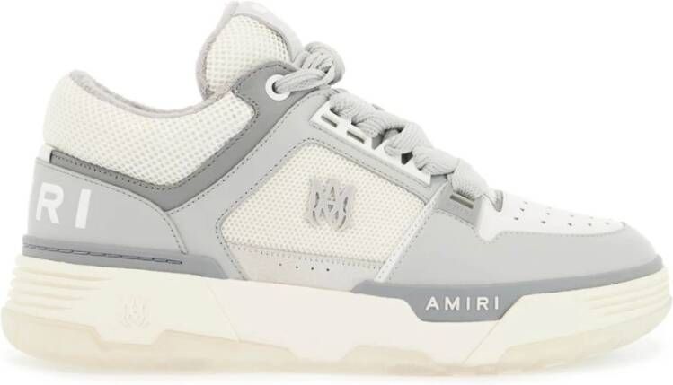 Amiri Mesh sneakers met leer en suède Gray Heren