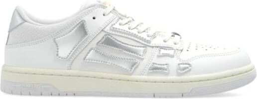 Amiri Sneakers Metallic Skel Top Low Sneakers Synthetic White in wit