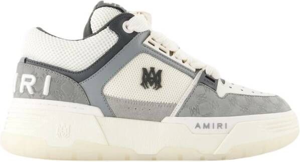 Amiri Nubuck Ma-1 Sneakers Grijs Leer Gray Heren