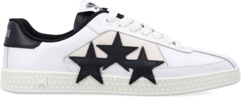 Amiri Pacific Leren Sneakers met Iconische Zool White Heren