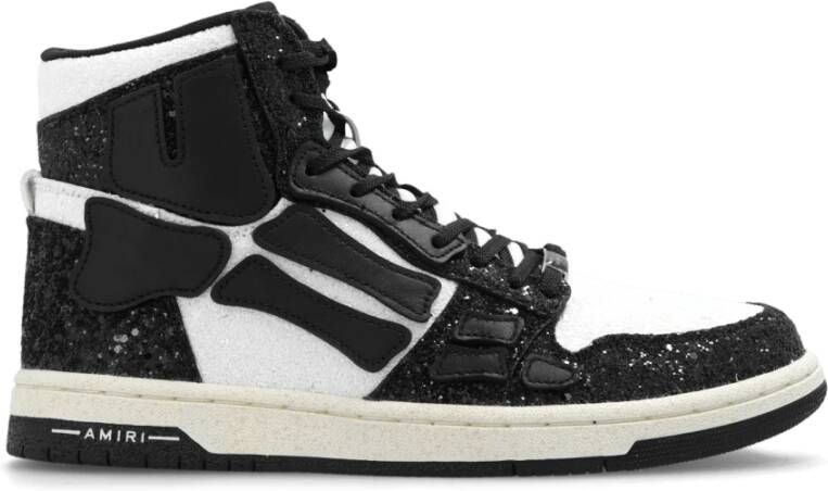 Amiri Skel Top Hi hoge sneakers Black Dames