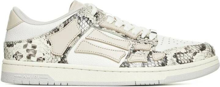 Amiri Slangenhuid Lage Top Sneakers Multicolor Heren