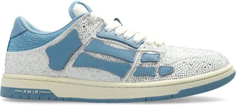 Amiri Sneakers Crystal Skel Top Low Blue Heren