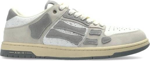 Amiri Sneakers Crystal Suede Skel Top Gray Heren