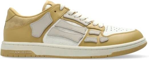 Amiri Sneakers Debossed Ma Quad Skel Top Low Yellow Heren