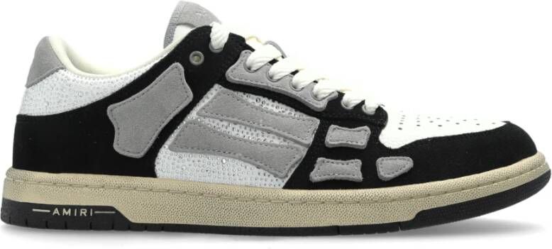 Amiri Sneakers Kristal Skel Top Laag Gray Heren