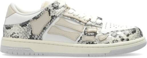 Amiri Sneakers Snake Top Low Beige Dames