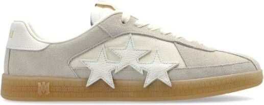 Amiri Beige Leren Sneakers Pacific Stijl Beige Heren