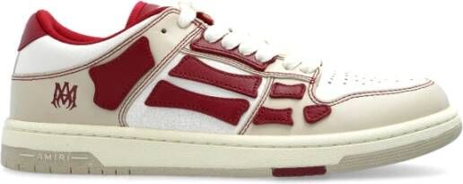 Amiri Sneakers Varsity Skel Top Red Dames