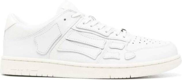 Amiri Witte lage sneakers met geperforeerde neus White Heren