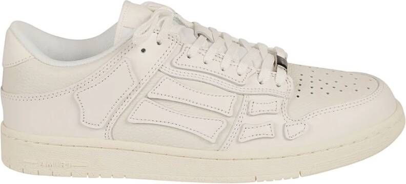 Amiri Witte lage sneakers met geperforeerde neus White Heren