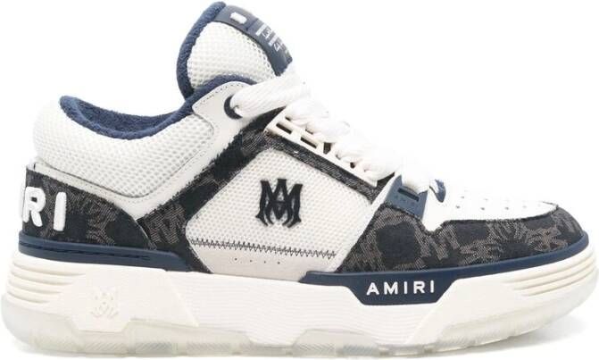 Amiri Witte Mesh Sneaker met Geborduurd Logo Multicolor Heren