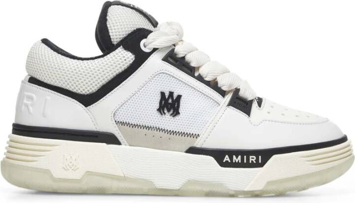 Amiri Witte Sneakers met Stervormige Perforaties White Heren