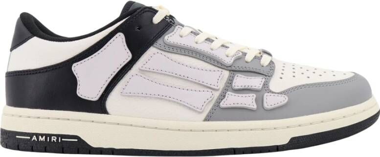 Amiri Witte Sneakers Veters Leer Rubber Multicolor Heren