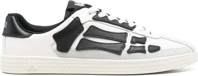 Amiri Witte Vetersneaker met Gewatteerde Enkel Multicolor Heren