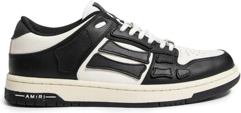 Amiri Zwart Wit Kant Sluiting Sneakers Black Heren