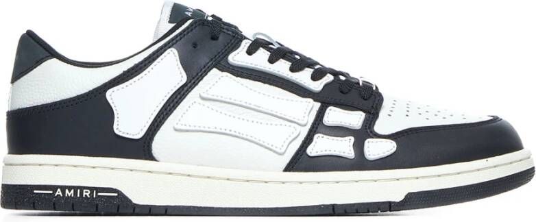 Amiri Zwarte Skel Top Low-Top Sneakers Black Heren