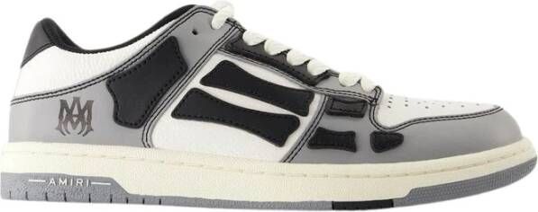 Amiri Zwarte lage sneakers met zij-applicaties Multicolor Heren