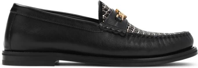 Amiri Zwarte Leren Loafers Black Heren