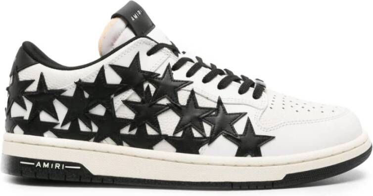 Amiri Zwarte Sneakers met Sterren Multicolor Heren