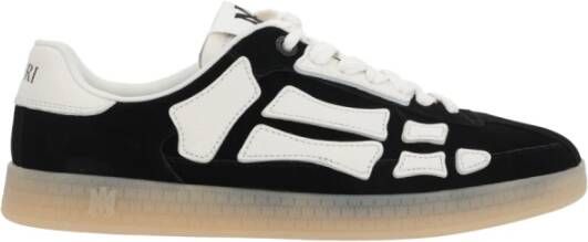 Amiri Zwarte Suède Lage Sneakers Black Heren