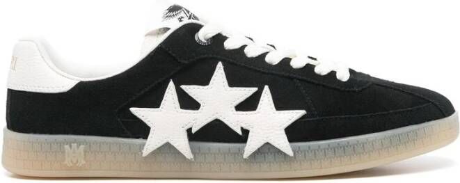 Amiri Zwarte Vetersneaker met Gewatteerde Enkel Black Heren