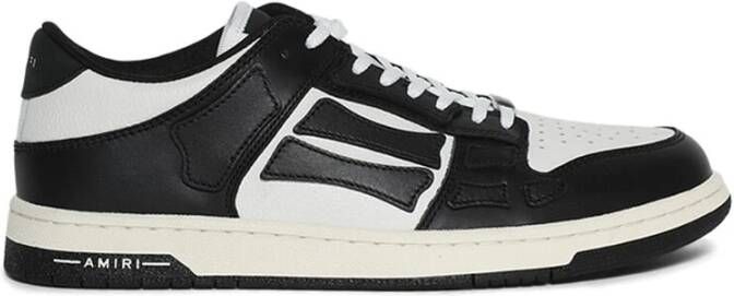 Amiri Zwarte Vetersneaker met Merkhiel Black Heren