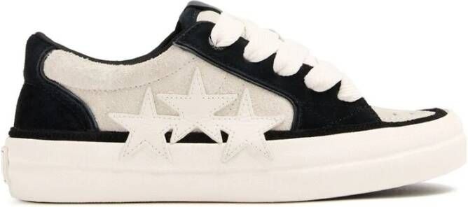 Amiri Zwart Wit Ster Patch Sneakers Black Dames