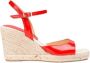 Anaki Beverly Espadrilles van lakleer Red Dames - Thumbnail 1