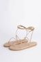 Ancient Greek Sandals Witte Gevlochten Griekse Sandaal Beige Dames - Thumbnail 5