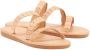 Ancient Greek Sandals Handgemaakte Iliana Platte Sandalen Beige Dames - Thumbnail 1