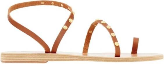 Ancient Greek Sandals Malia Hanger Terracotta Sandaal Orange Dames