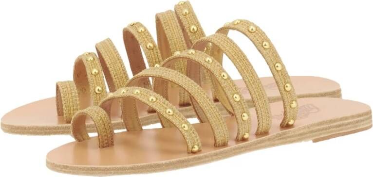 Ancient Greek Sandals Niki Open Teen Sandalen Beige Dames