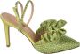 Andrea Wazen Groene Hakken Sandalen Green Dames - Thumbnail 1