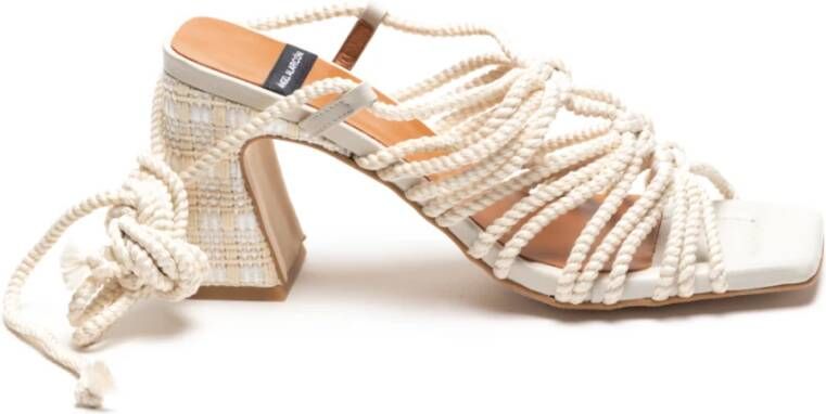 Angel Alarcon Beige Sandalen voor Dames Beige Dames