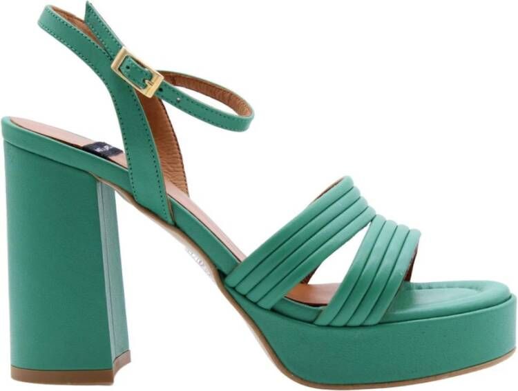 Angel Alarcon Hoge hiel sandalen Groen Dames