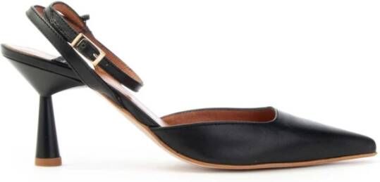 Angel Alarcon Leren Pumps Verhogen Uw Stijl Black Dames