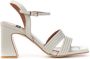 Angel Alarcon Vitello Leren High Heel Sandalen White Dames - Thumbnail 1