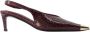 Anine Bing Burgundy Kalfsleer Pumps Red Dames - Thumbnail 1