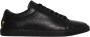 Anine Bing Zwarte leren sneakers Ronde neus Klassieke vetersluiting Black Dames - Thumbnail 1