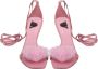 Aniye By Roze sandalen voor dames met veters Pink Dames - Thumbnail 1