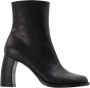 Ann Demeulemeester Leather boots Black Dames - Thumbnail 1