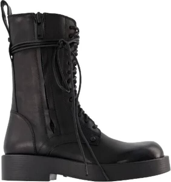 Ann Demeulemeester Leather boots Black Dames