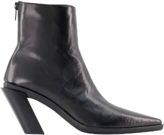 Ann Demeulemeester Leather boots Black Dames