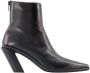 Ann Demeulemeester Leather boots Black Dames - Thumbnail 1