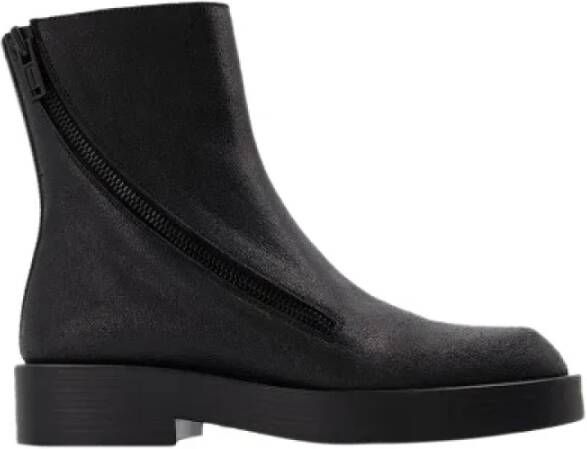 Ann Demeulemeester Leather boots Black Heren