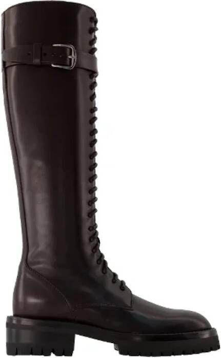 Ann Demeulemeester Leather boots Brown Dames