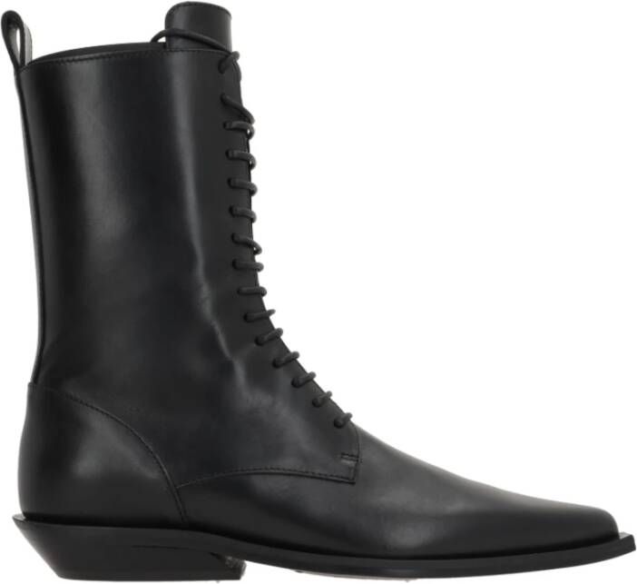 Ann Demeulemeester Zwarte Laarzen Black Dames