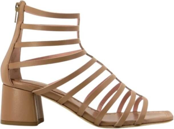 Anna F. High Heel Sandals Beige Dames